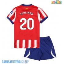 Camisa de time de futebol Atletico Madrid Giuliano Simeone #20 Replicas 1º Equipamento Infantil 2026-27 Manga Curta (+ Calças curtas)